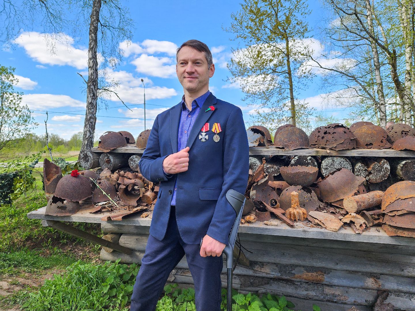 Подольск, мемориал в кузовлево, ясенки, бойцы СВО, 80 лет победе,