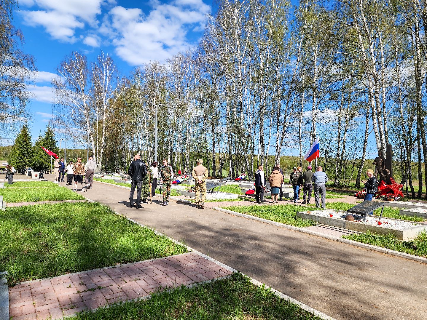 Подольск, мемориал в кузовлево, ясенки, бойцы СВО, 80 лет победе,
