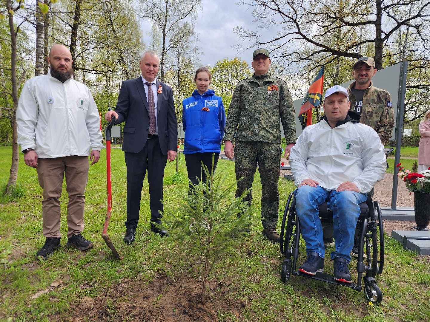 фрязино, акция памяти погибших, посадка деревьев, сво,