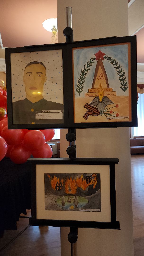 пушкино, вертикалки, детские рисунки, художественная выставка,конкурс для всех,великая отечественная война, 9 мая, день победы, сво, благотворительая акция,