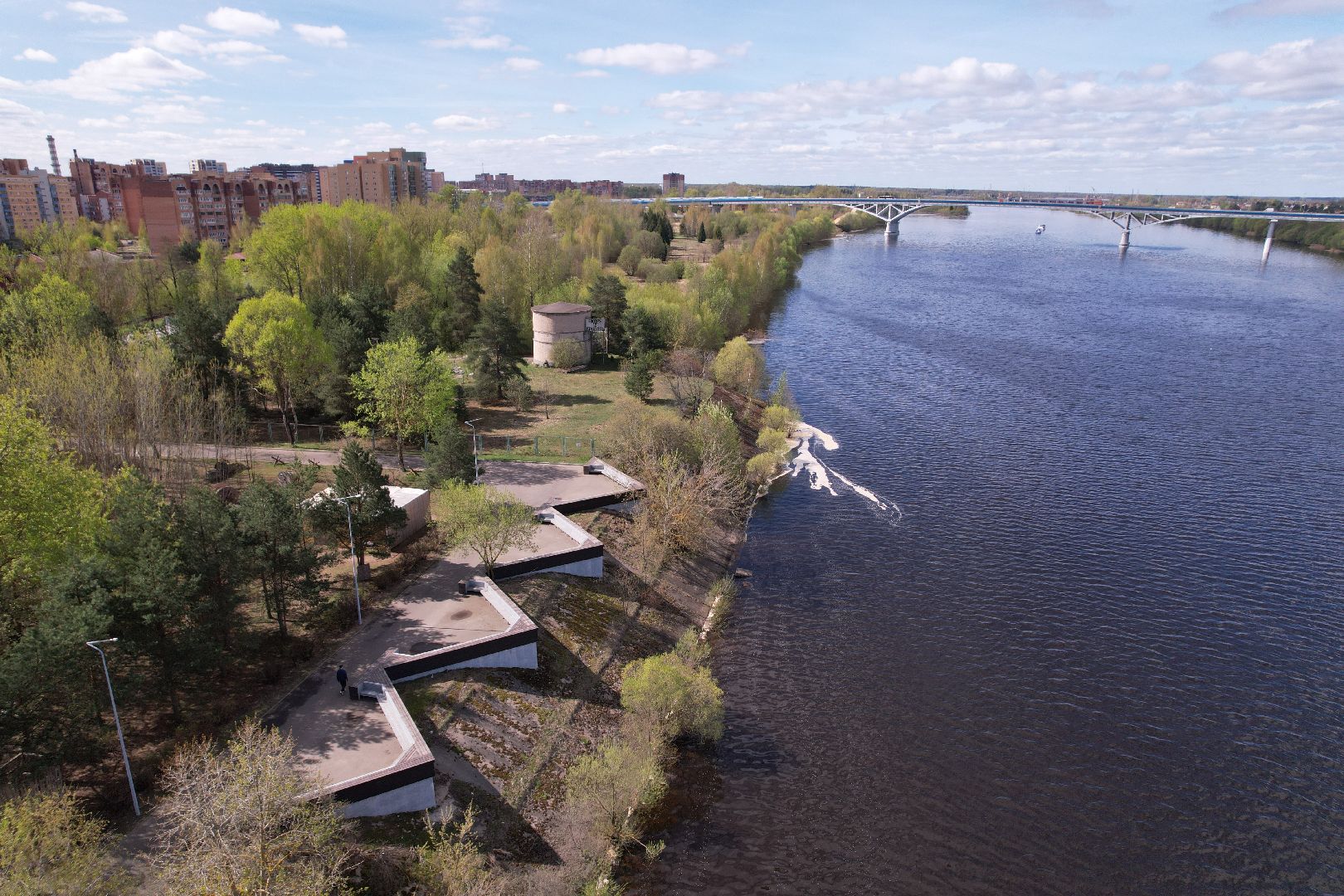 видео с коптера, памятник штурмовику ИЛ-2,