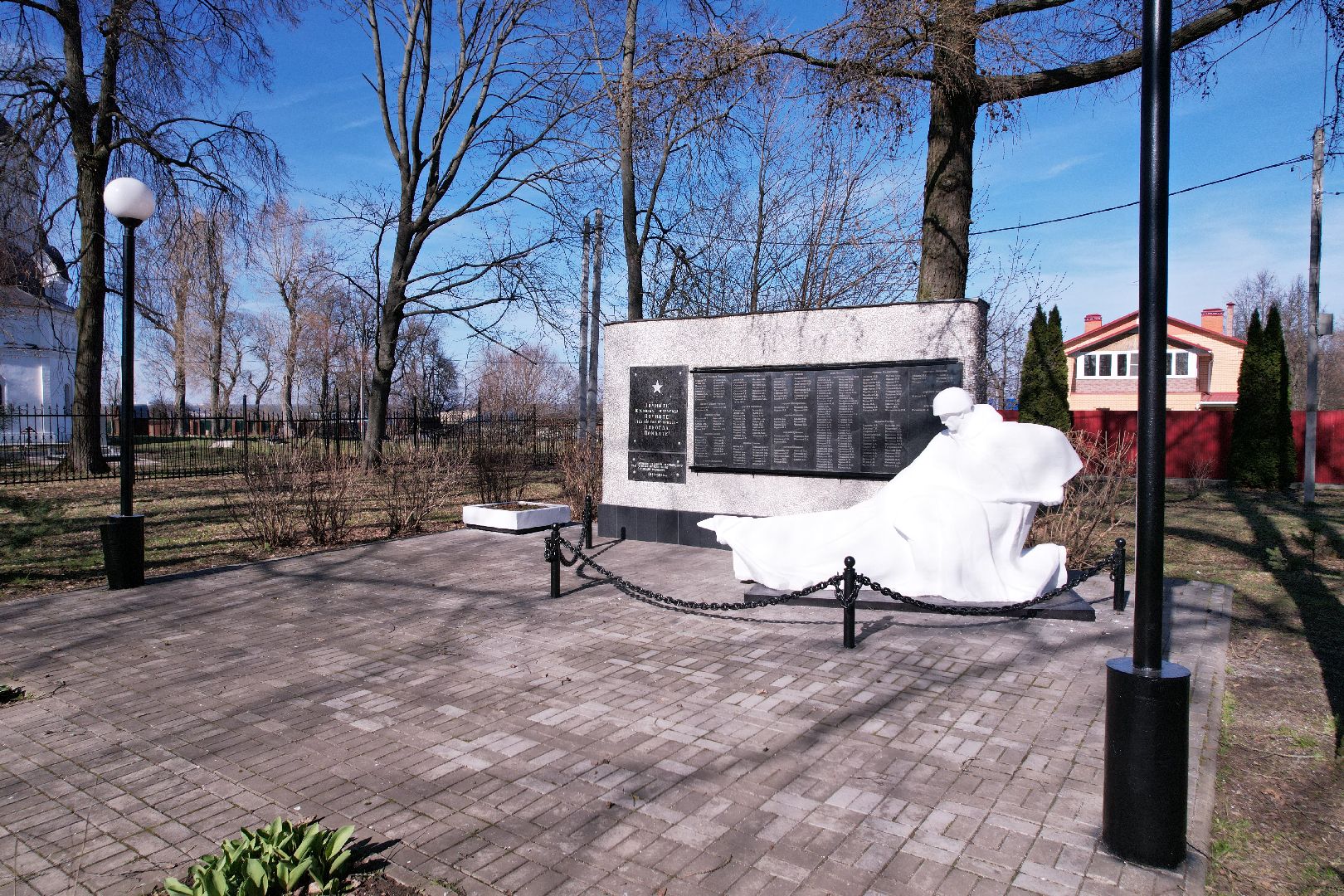 видео с коптера, памятник героям ВОВ в серпухове,