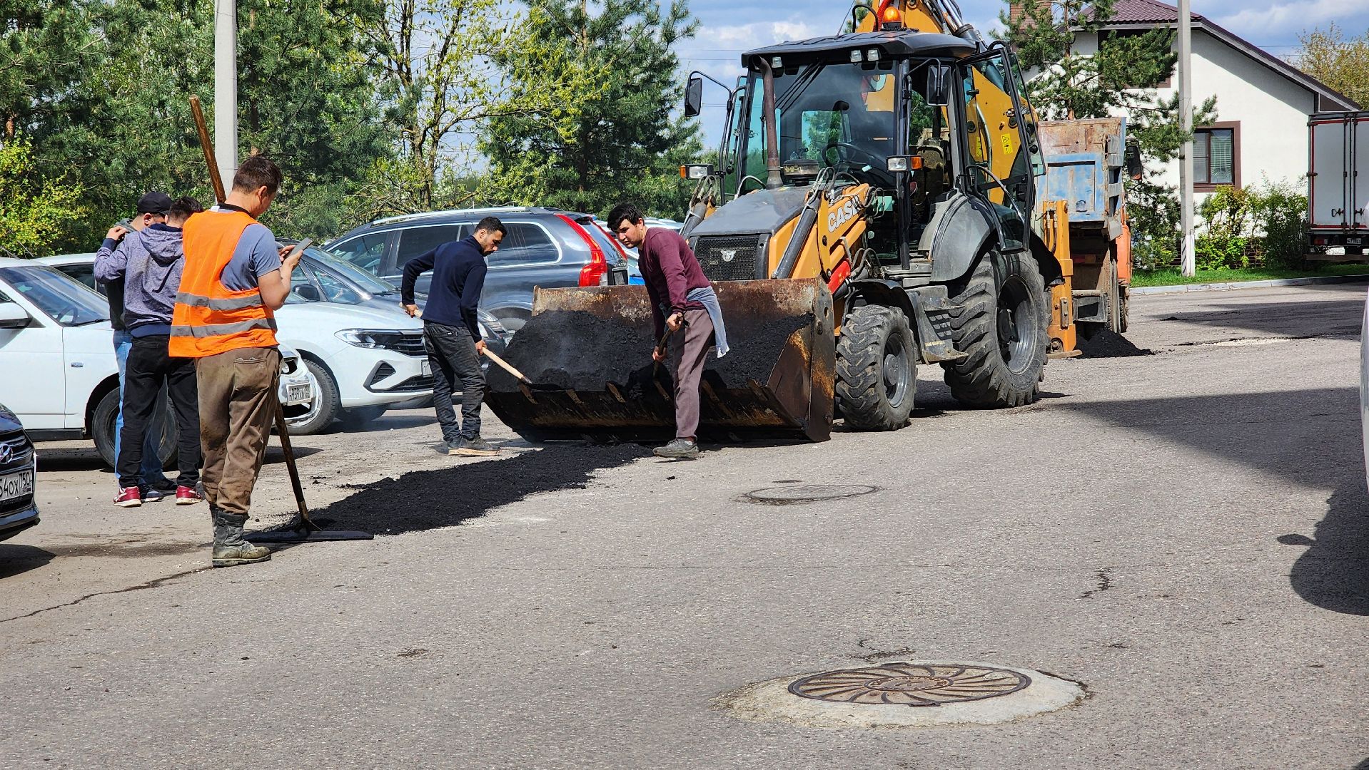 дороги, дорожные ямы, ремонт дорог,домодедово, подмосковье, коммунальная служба, спецтехника,
