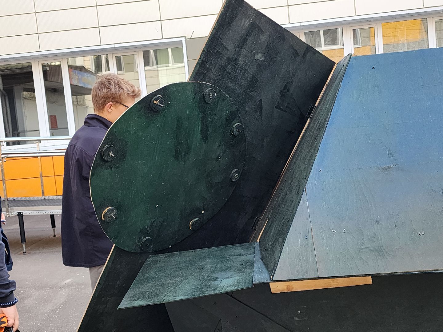 сергиево-посадский городской округ, хотьково, т-34, школьники, макет танка,