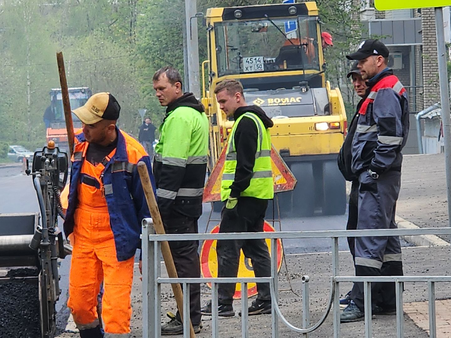 сергиев посад, ремонт дорог, клементьевская,