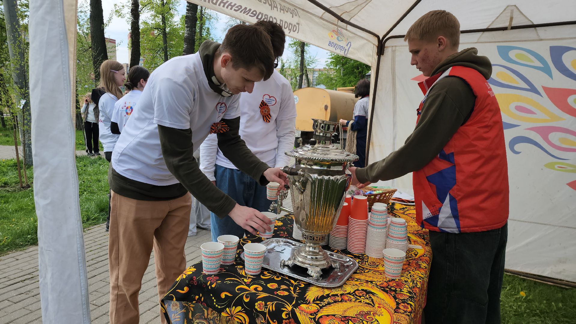 серпухов, сад победы, 9 мая, братья чудиновы,