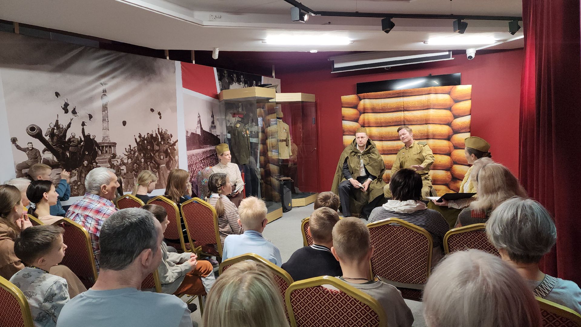 день победы, красногорск,спектакль, василий теркин,