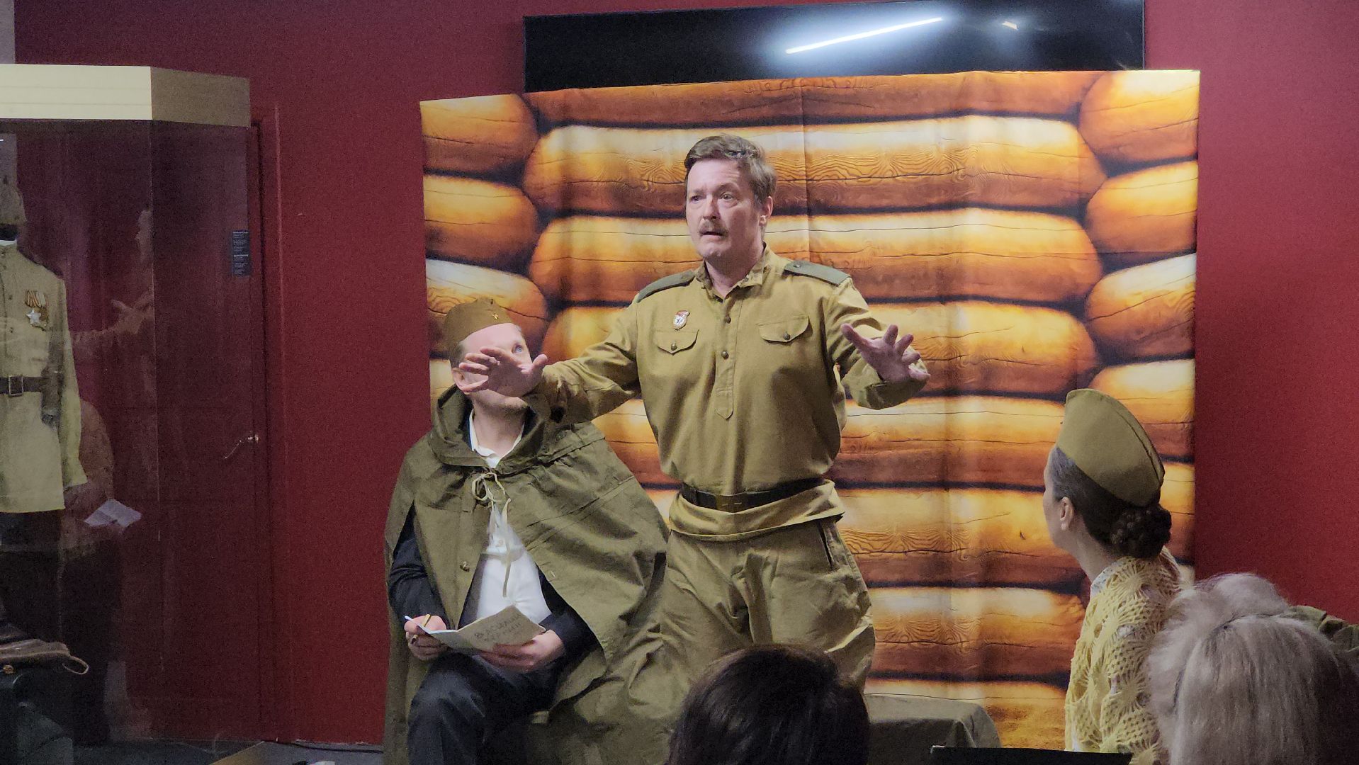 день победы, красногорск,спектакль, василий теркин,