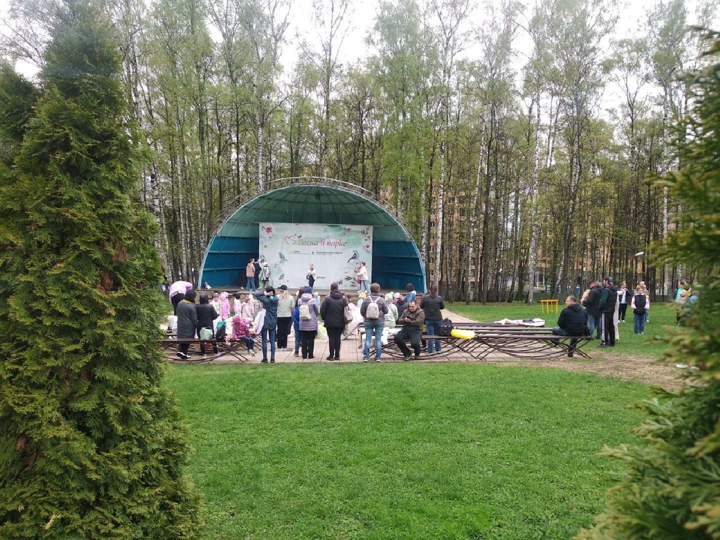 Дмитров, Лето в Подмосковье, Дмитровский кремль, Парк Березовая роща