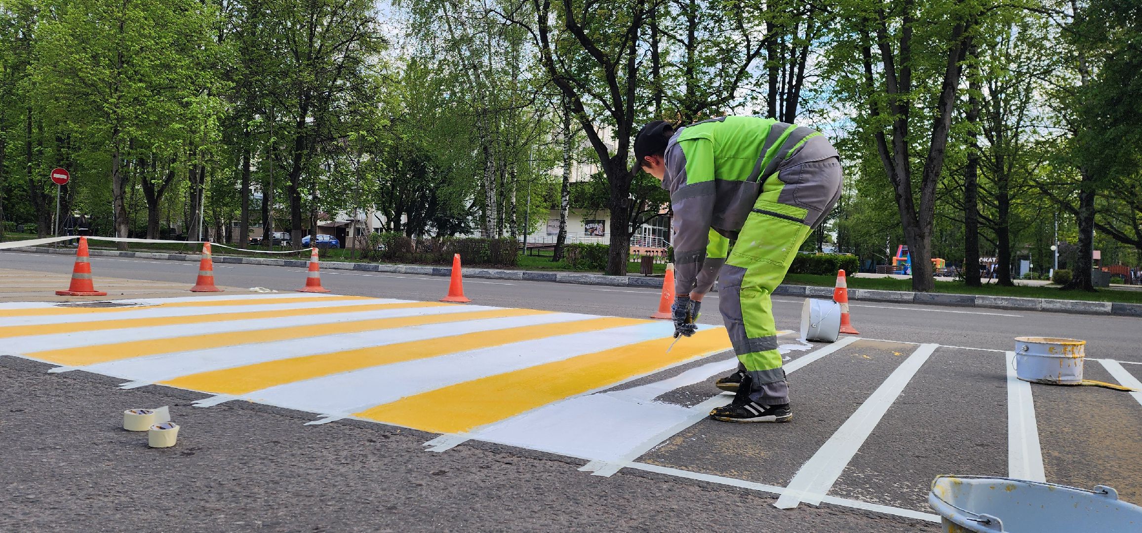 Химки, Разметка, Дороги, Благоустройство ,