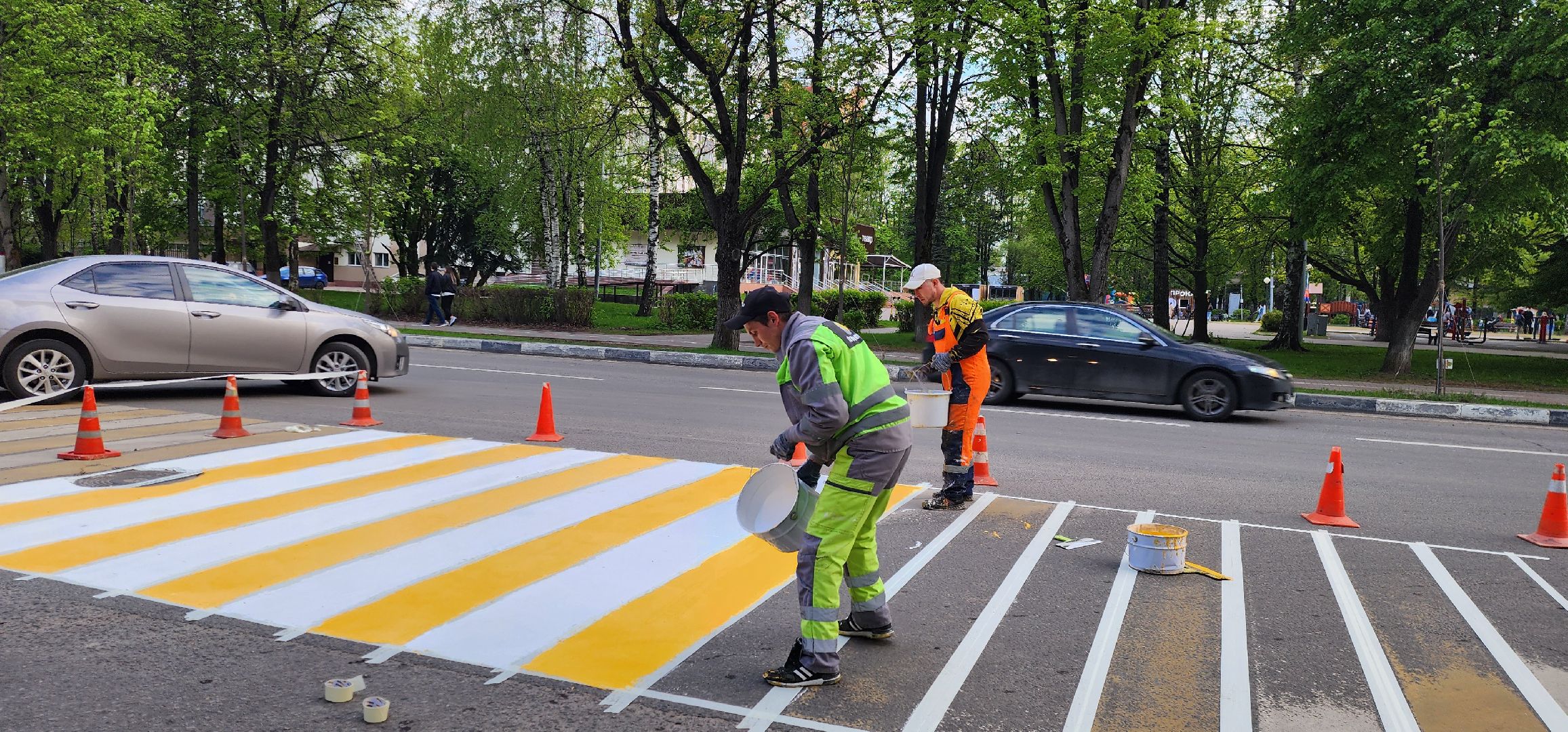 Химки, Разметка, Дороги, Благоустройство ,