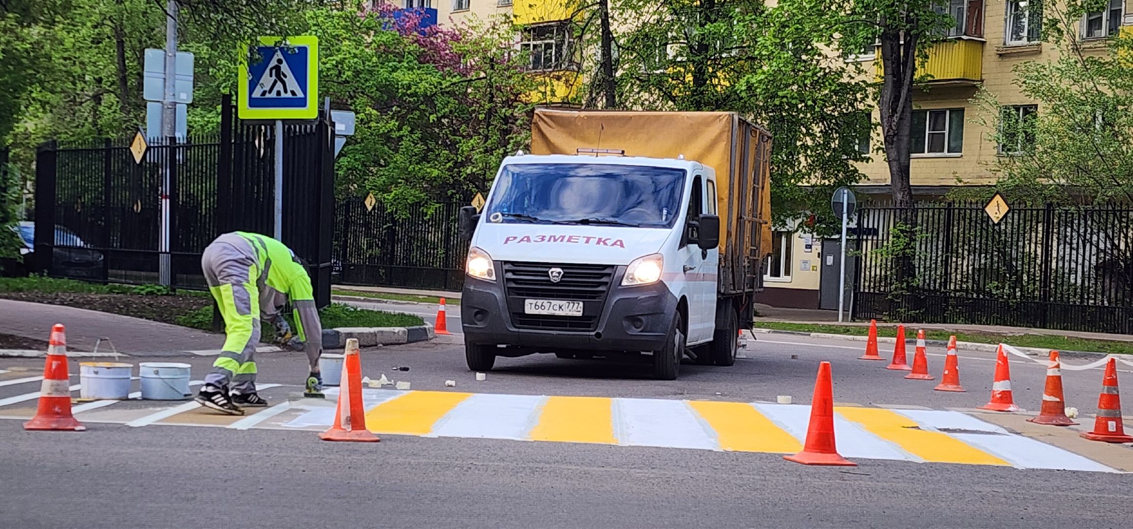 Химки, Разметка, Дороги, Благоустройство ,