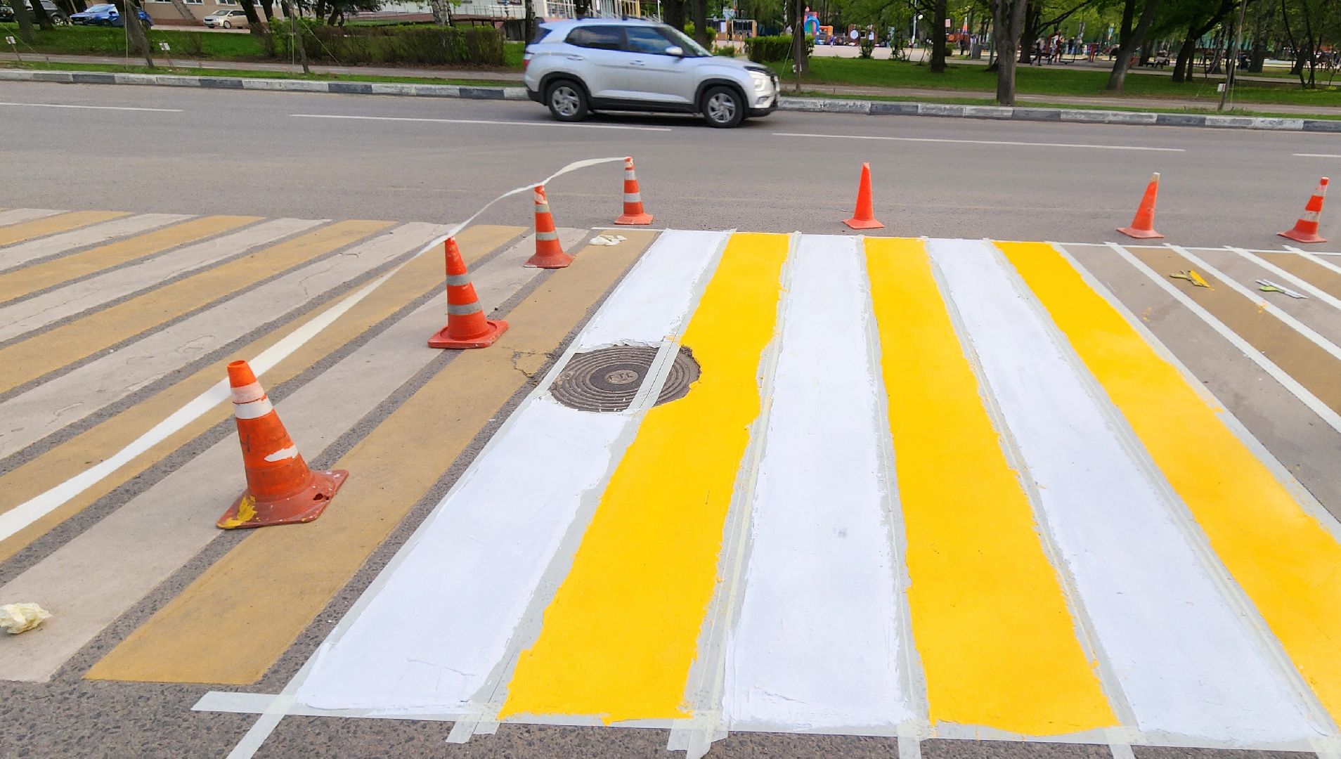 Химки, Разметка, Дороги, Благоустройство ,