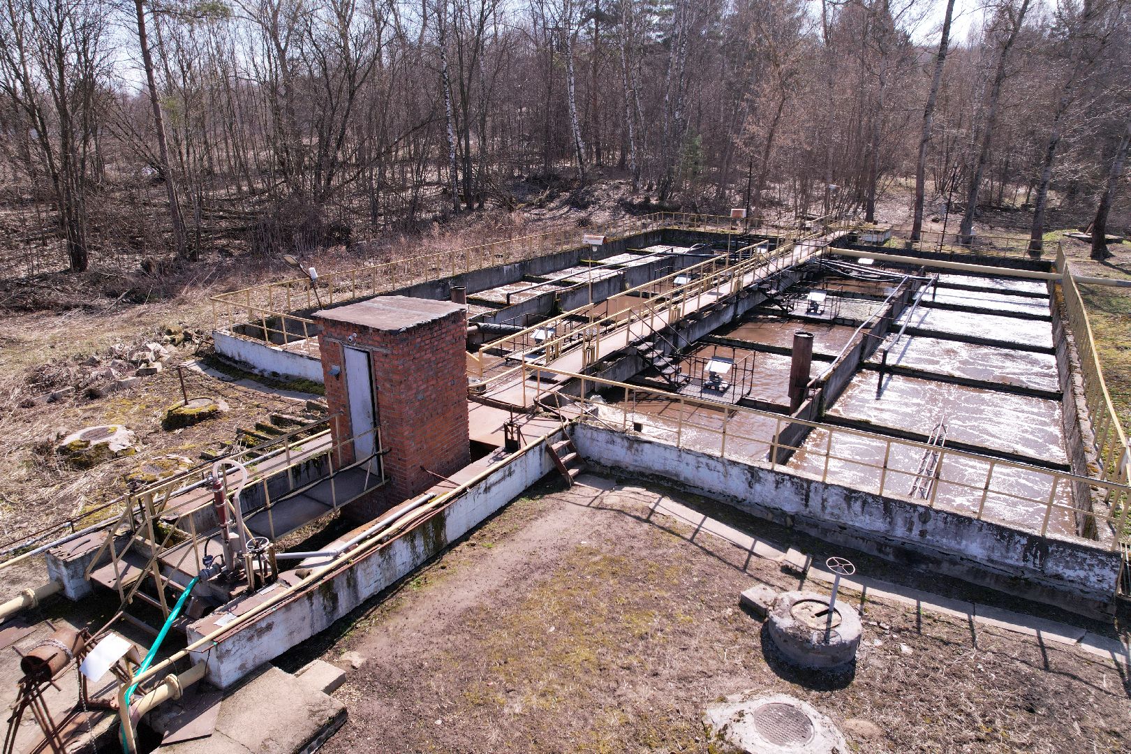 видео с коптера, экология подмосковья, очистные в пущине,