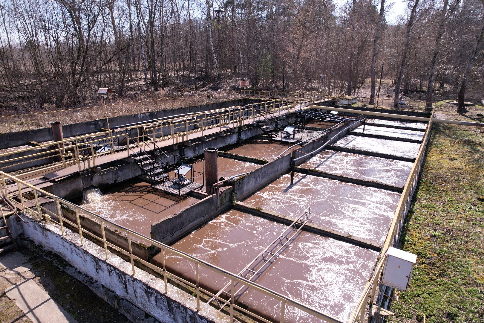видео с коптера, экология подмосковья, очистные в пущине,