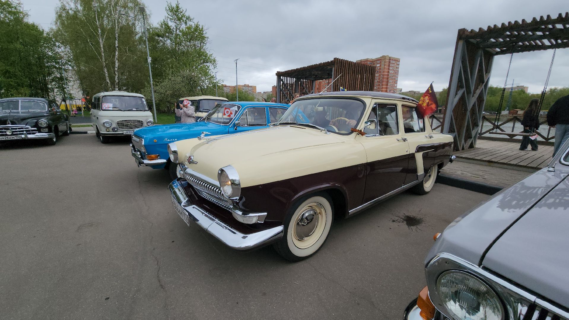 ретро-авто, Лобня, Выставка , 80 - летие победы,