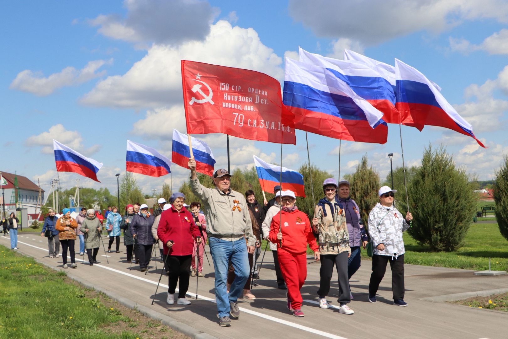 серебряные пруды, парк Серебряный , 80 лет победе,