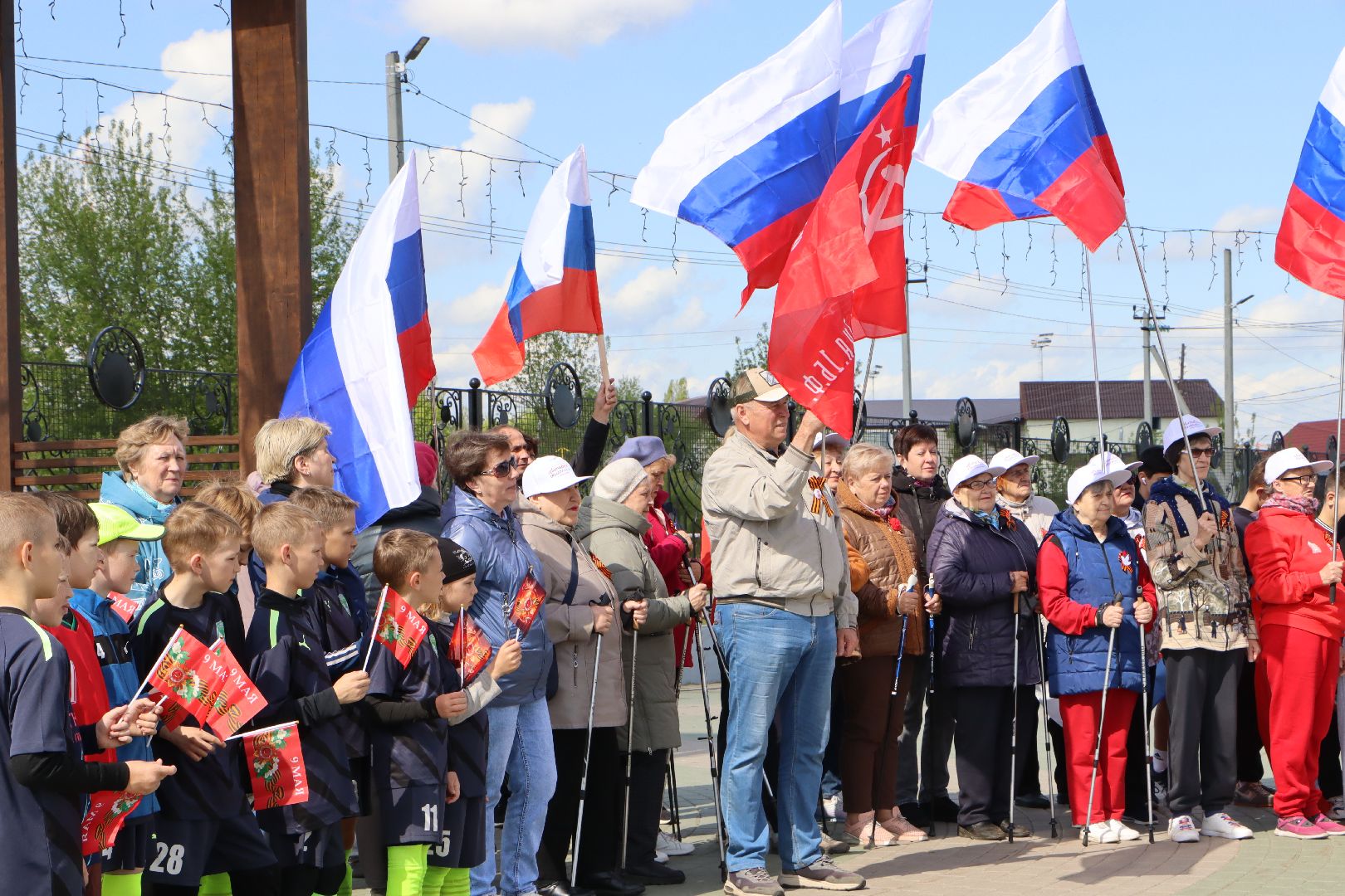 серебряные пруды, парк Серебряный , 80 лет победе,