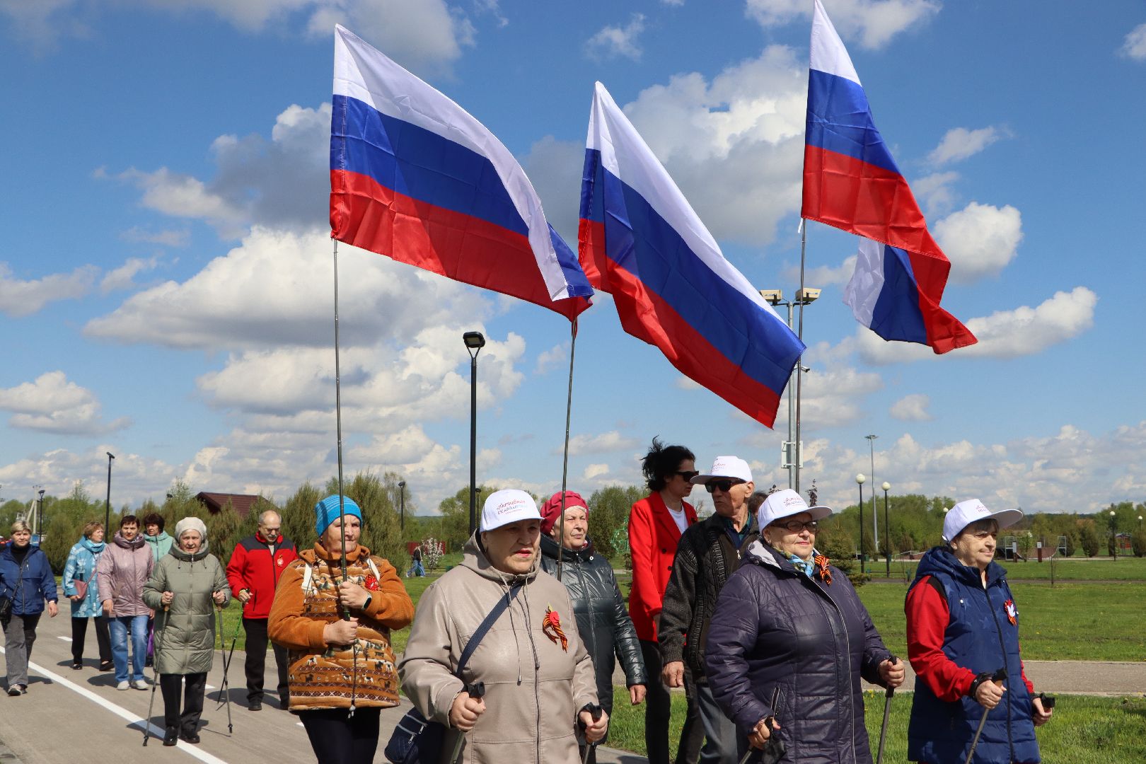 серебряные пруды, парк Серебряный , 80 лет победе,