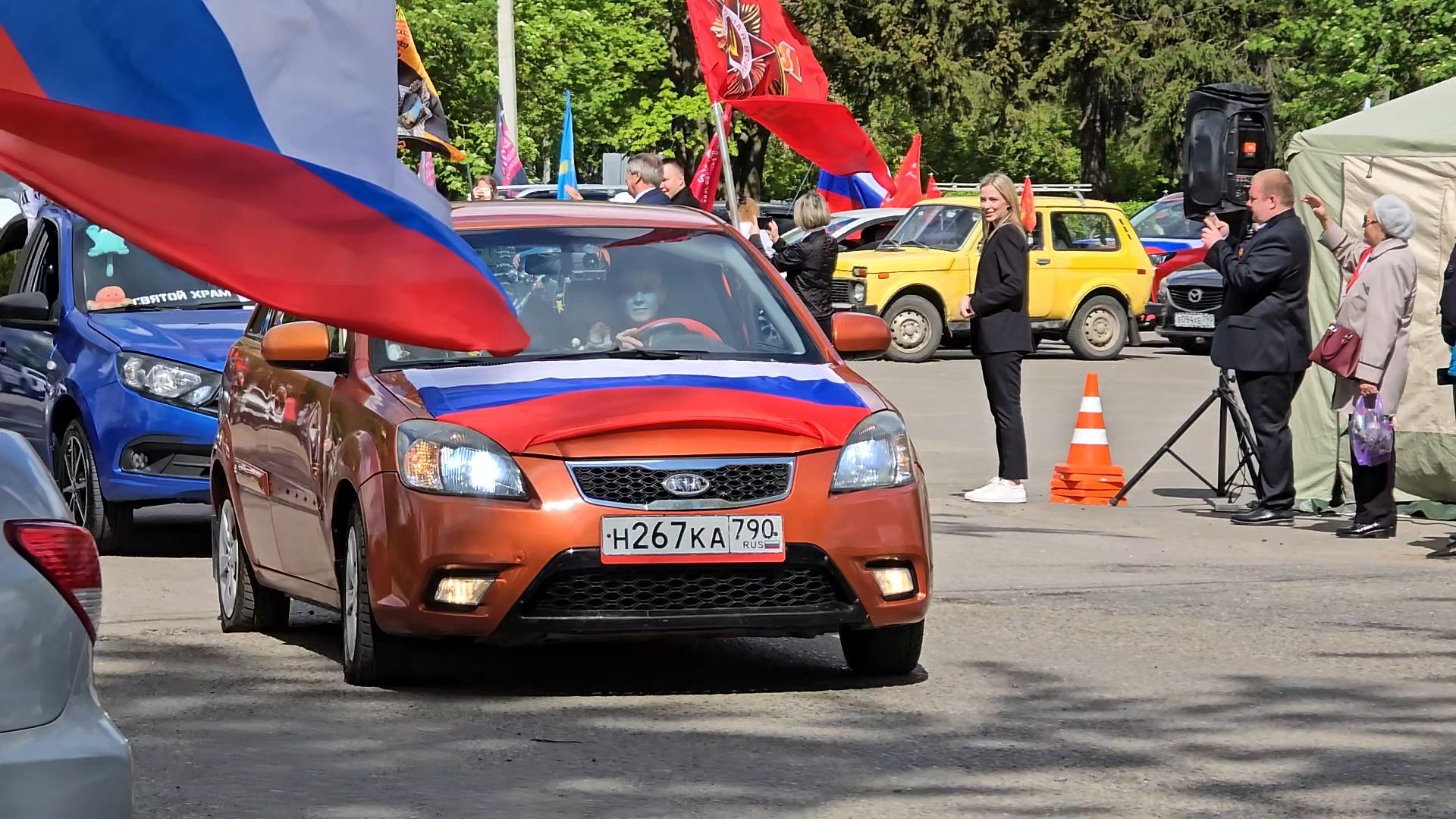Коломна, автопробег, патриотическая акция, день победы,