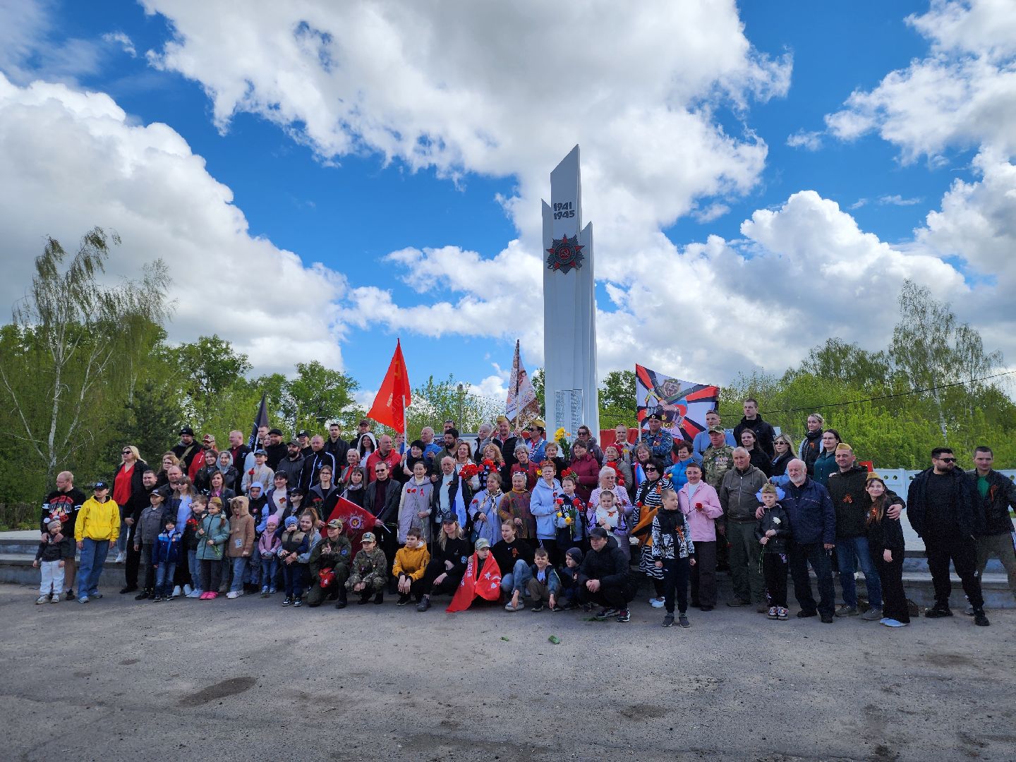 Ногинск, Митинг, Автопробег, 9 мая, Жители, Ветераны,