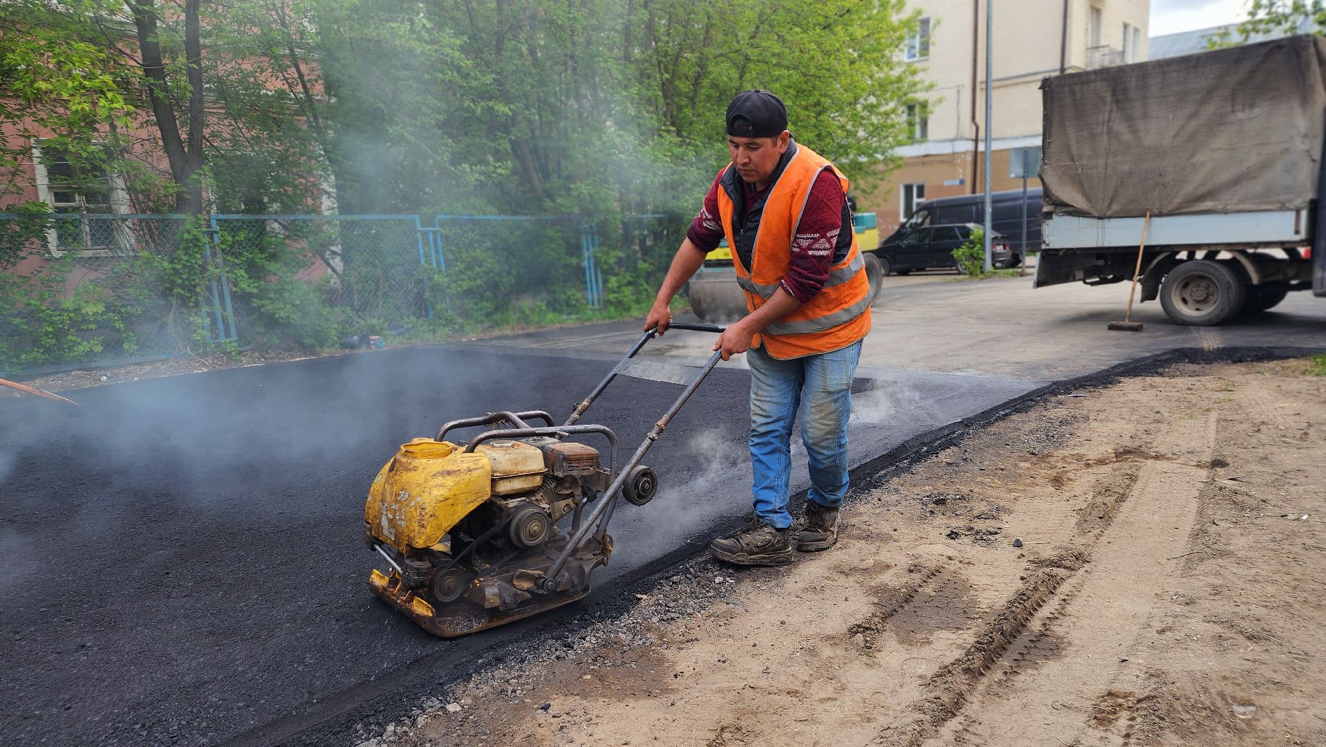 дороги, ямочный ремонт, лосино-петровский,