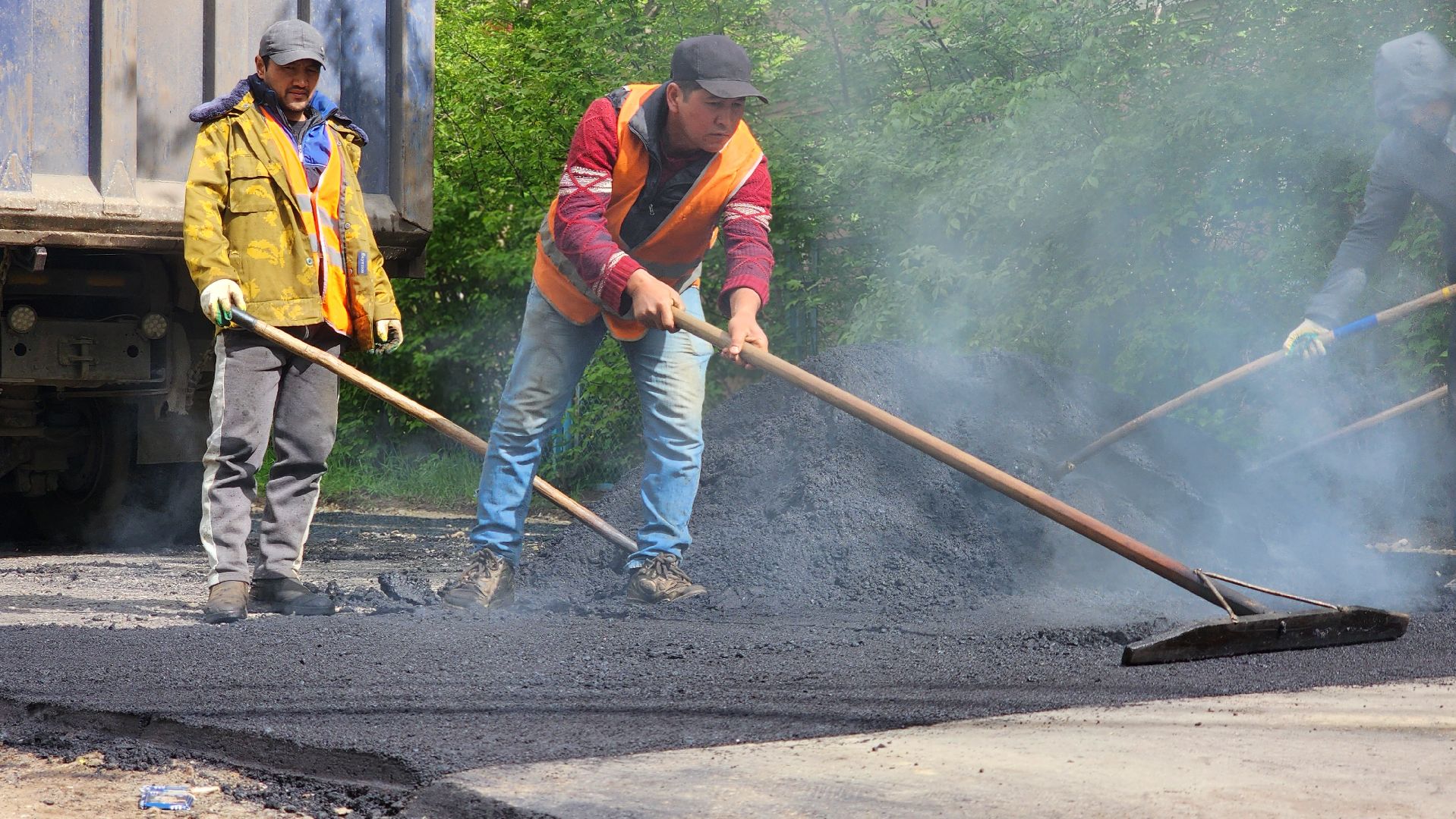 дороги, ямочный ремонт, лосино-петровский,