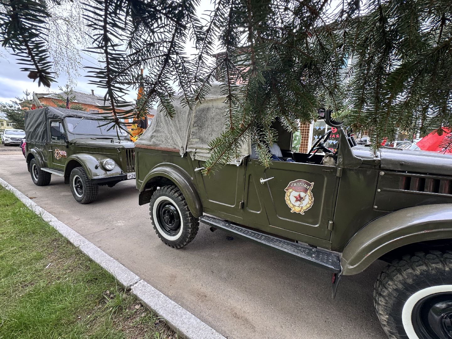 шаховская, автопробег, ретроавтомобиль,день победы,