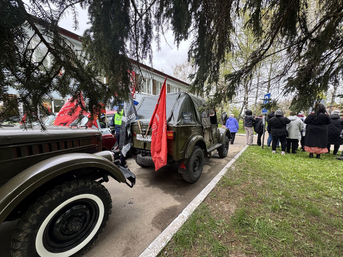 шаховская, автопробег, ретроавтомобиль,день победы,