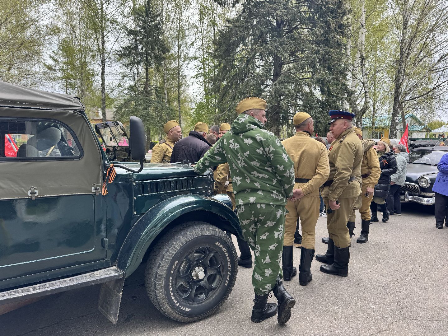 шаховская, автопробег, ретроавтомобиль,день победы,