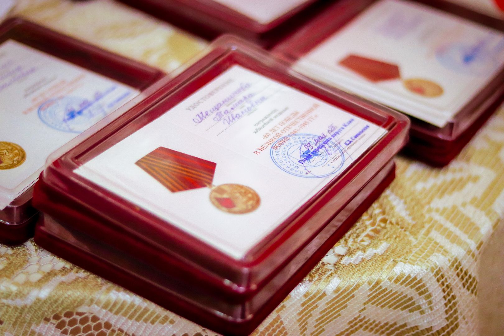 клин, общество, ветераны, день победы, вручение медалей,