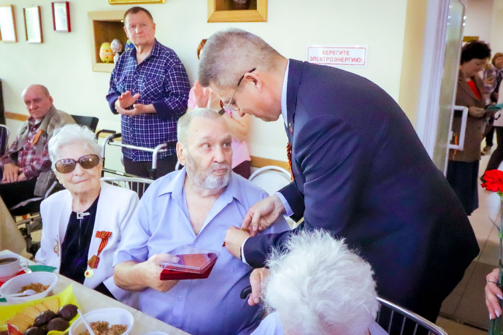 клин, общество, ветераны, день победы, вручение медалей,