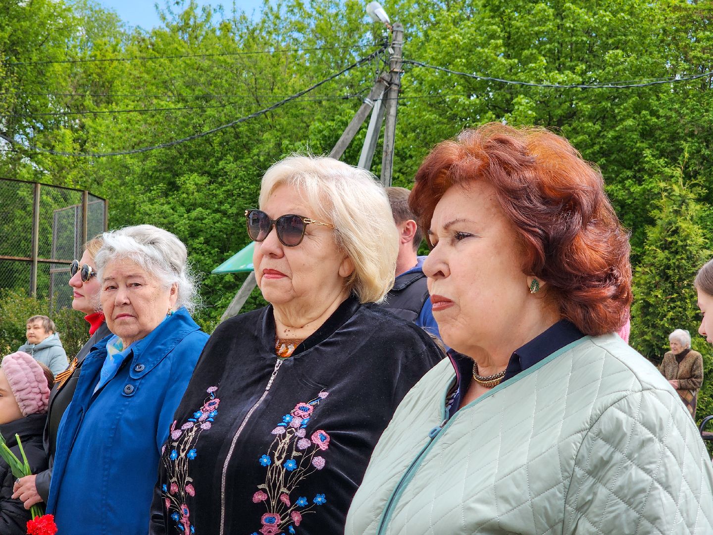 Подольск, Поселок Быково, Митинг, Возложение цветов,