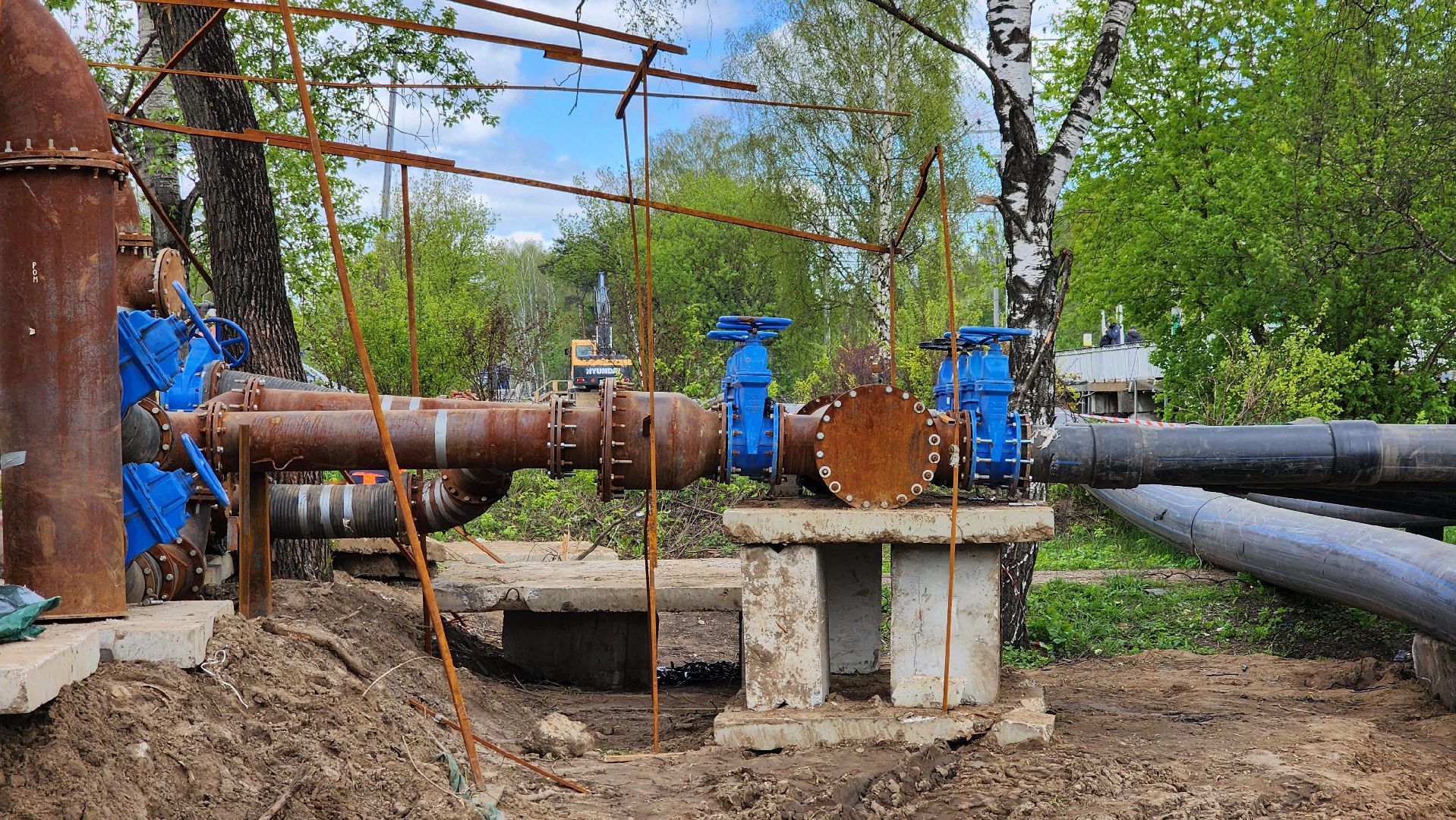 замена трубопровода, загорянский, Модернизация канализации, щёлково,