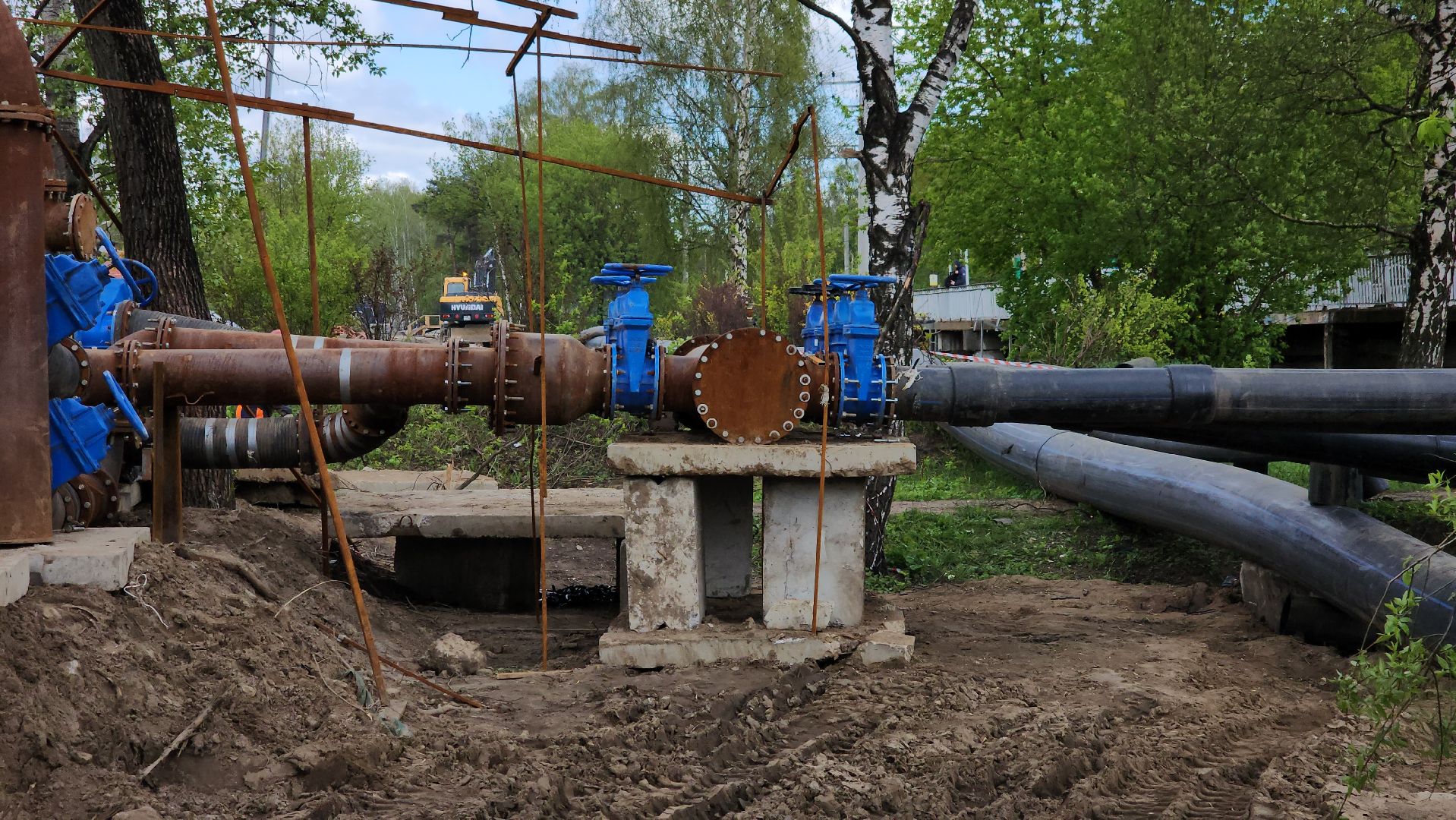 замена трубопровода, загорянский, Модернизация канализации, щёлково,