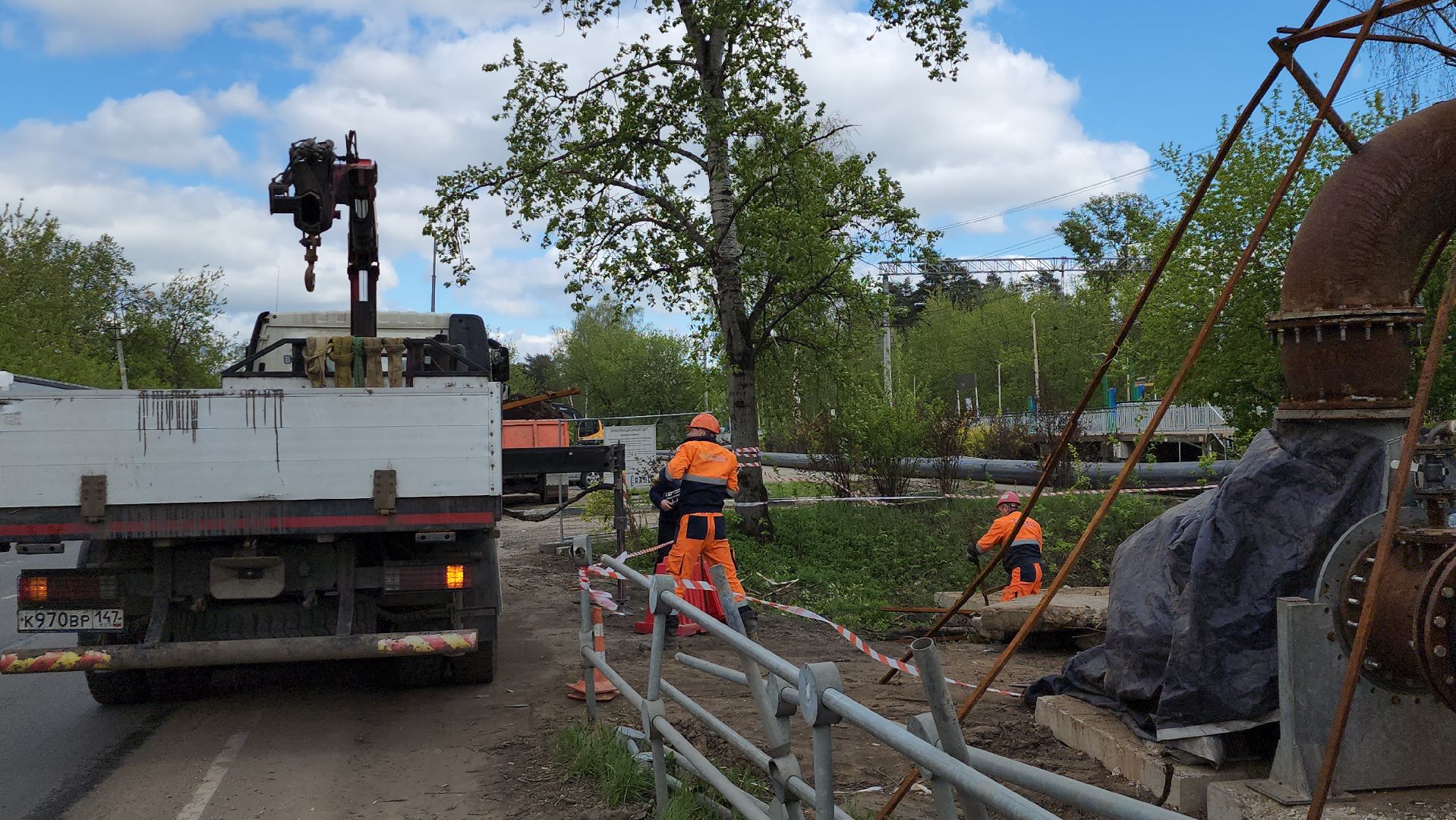 замена трубопровода, загорянский, Модернизация канализации, щёлково,