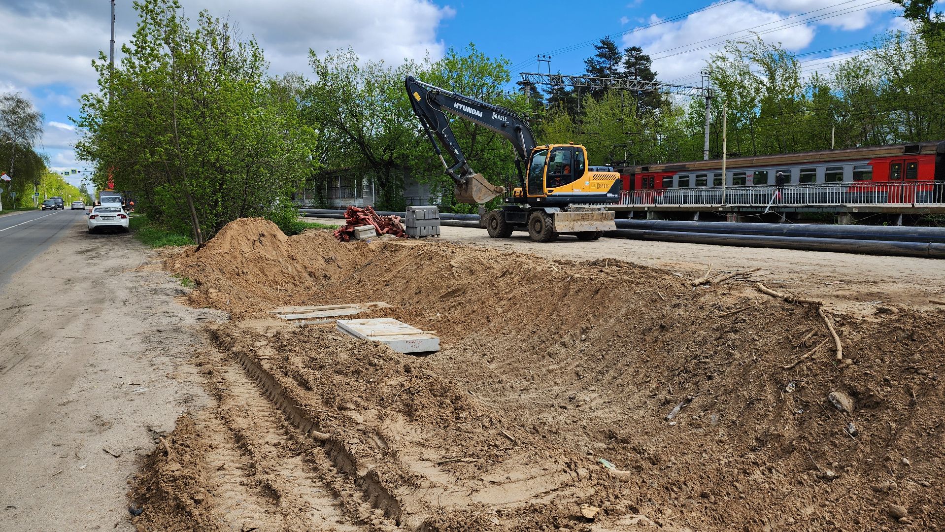 замена трубопровода, загорянский, Модернизация канализации, щёлково,