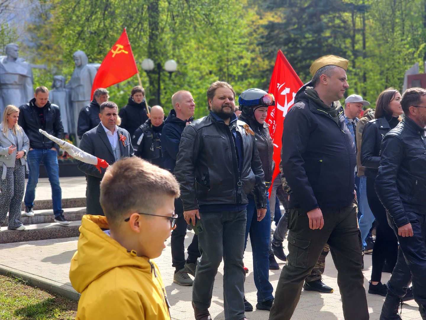 дубна, ночные волки, дмитров, мотопробег, день победы,