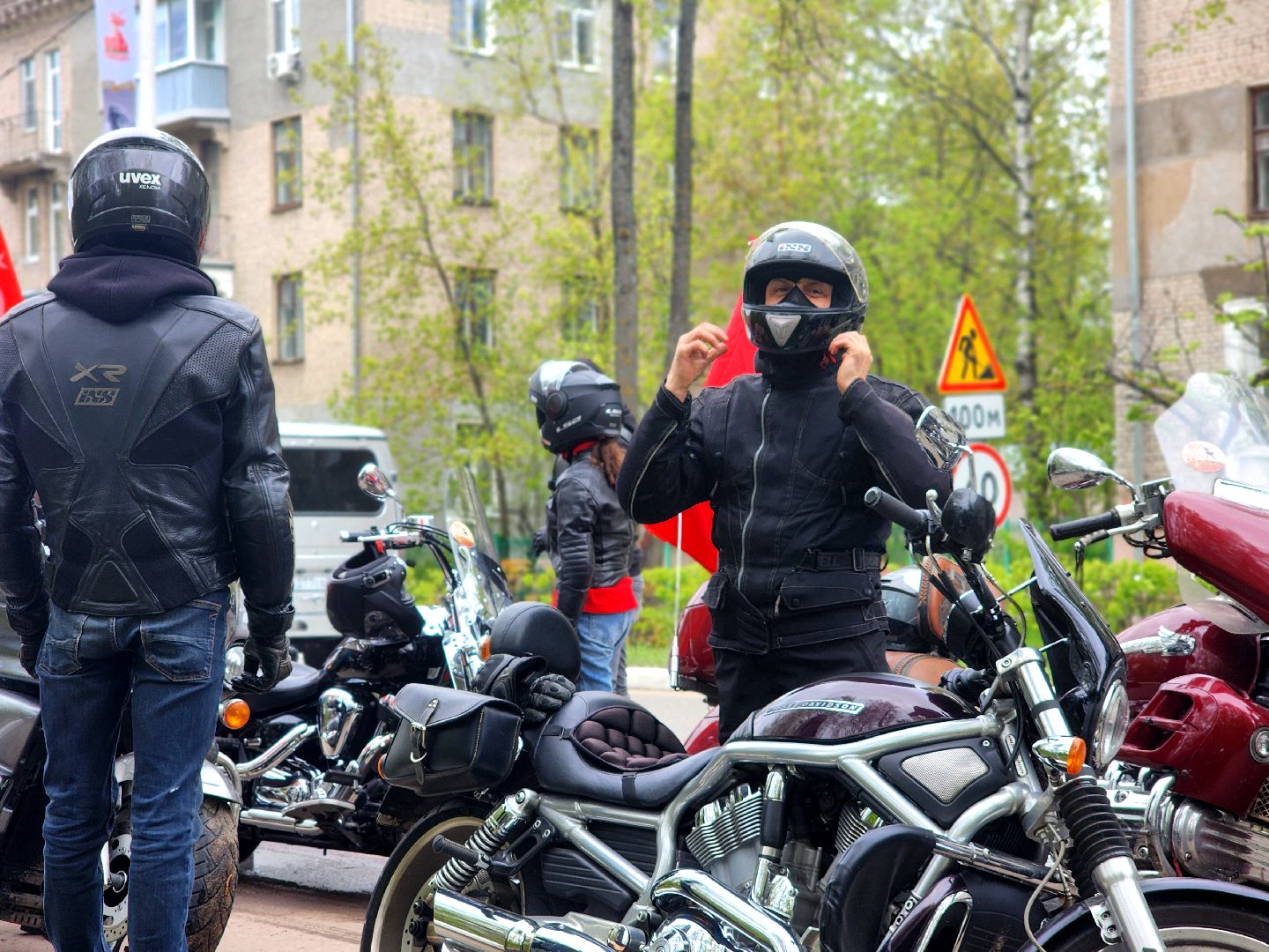 дубна, ночные волки, дмитров, мотопробег, день победы,