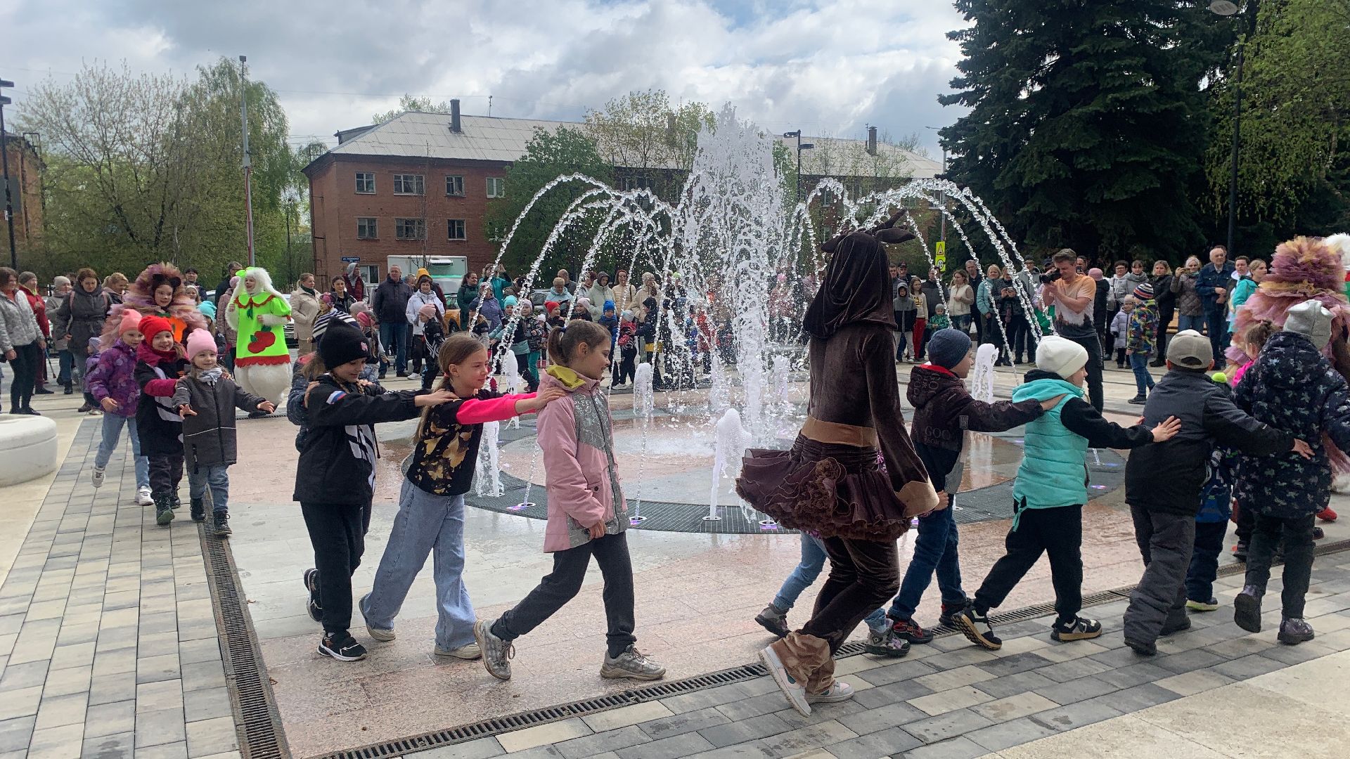 Ступино, фонтаны, сухой фонтан