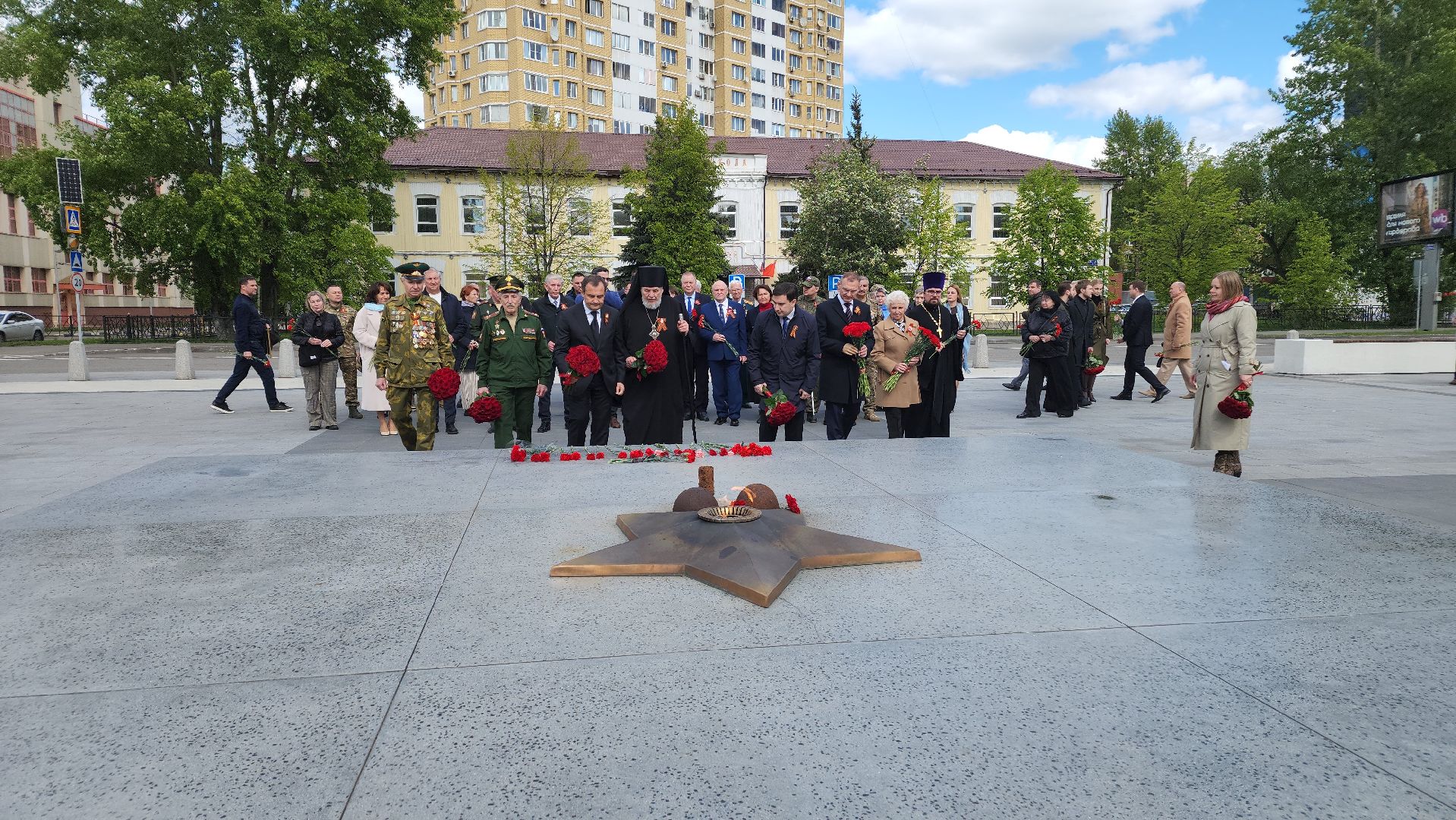 Реутов, Часовня Георгия Победоносца , Реконструкция , Освящение часовни,