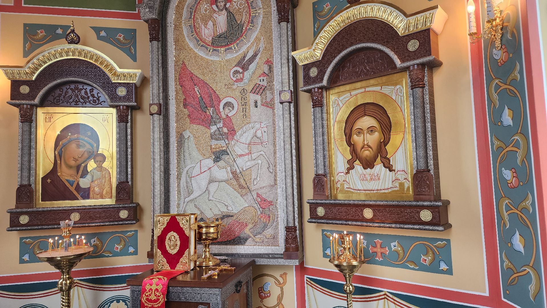 Реутов, Часовня Георгия Победоносца , Реконструкция , Освящение часовни,