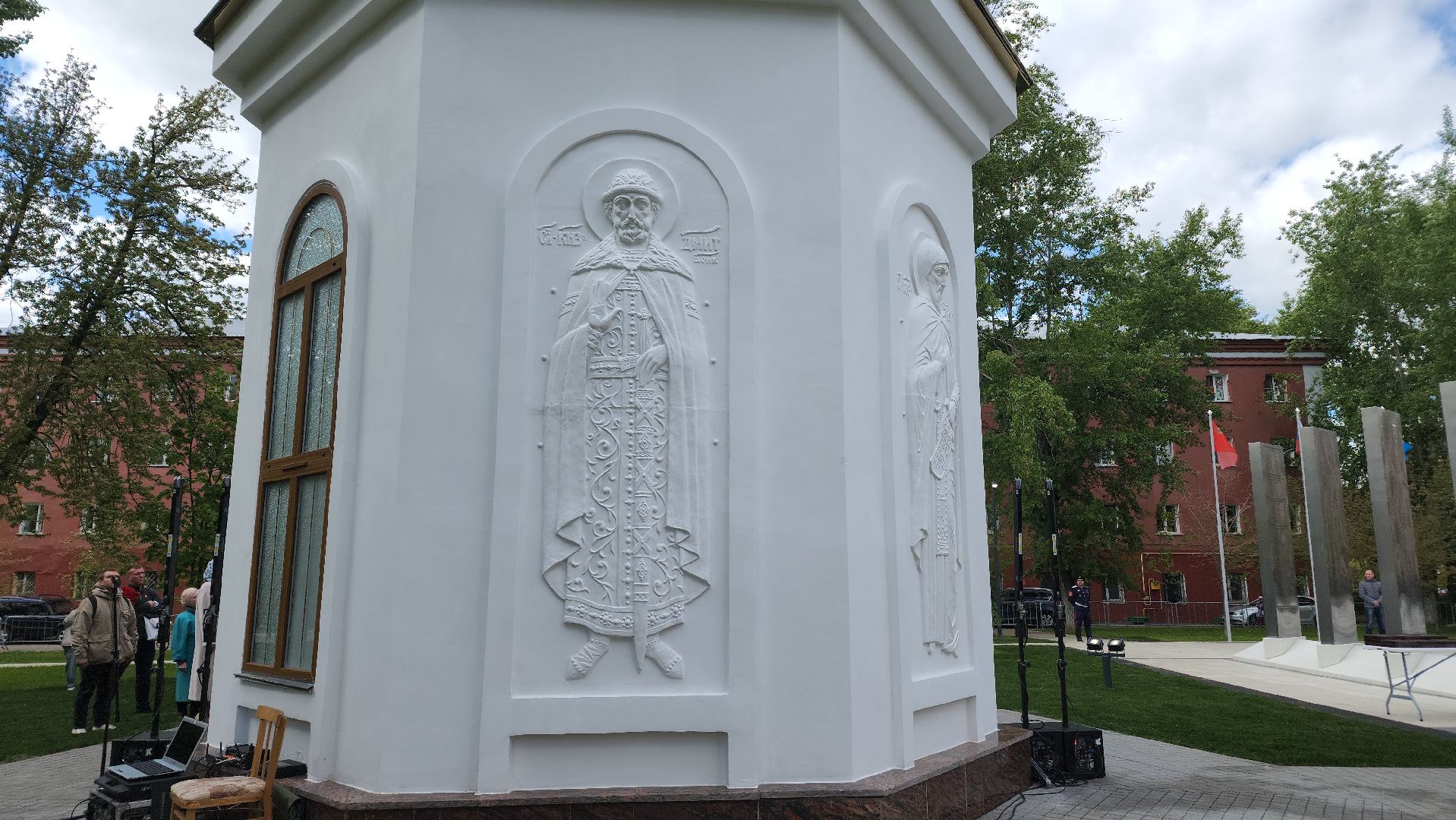 Реутов, Часовня Георгия Победоносца , Реконструкция , Освящение часовни,