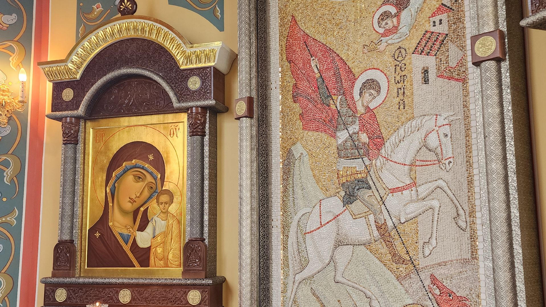 Реутов, Часовня Георгия Победоносца , Реконструкция , Освящение часовни,