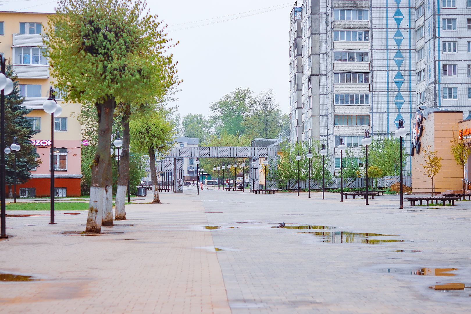 клин, благоустройство, день победы, украшение города,