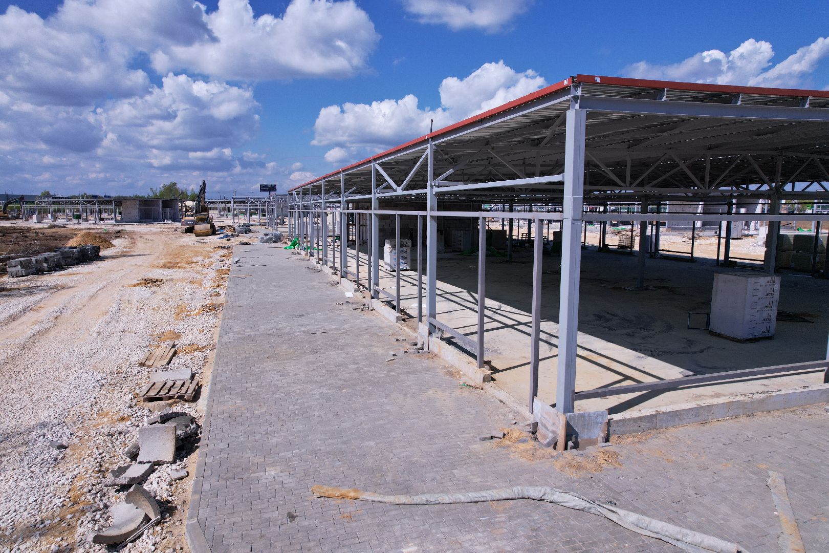 видео с коптера, рыночный комплекс в бронницах,