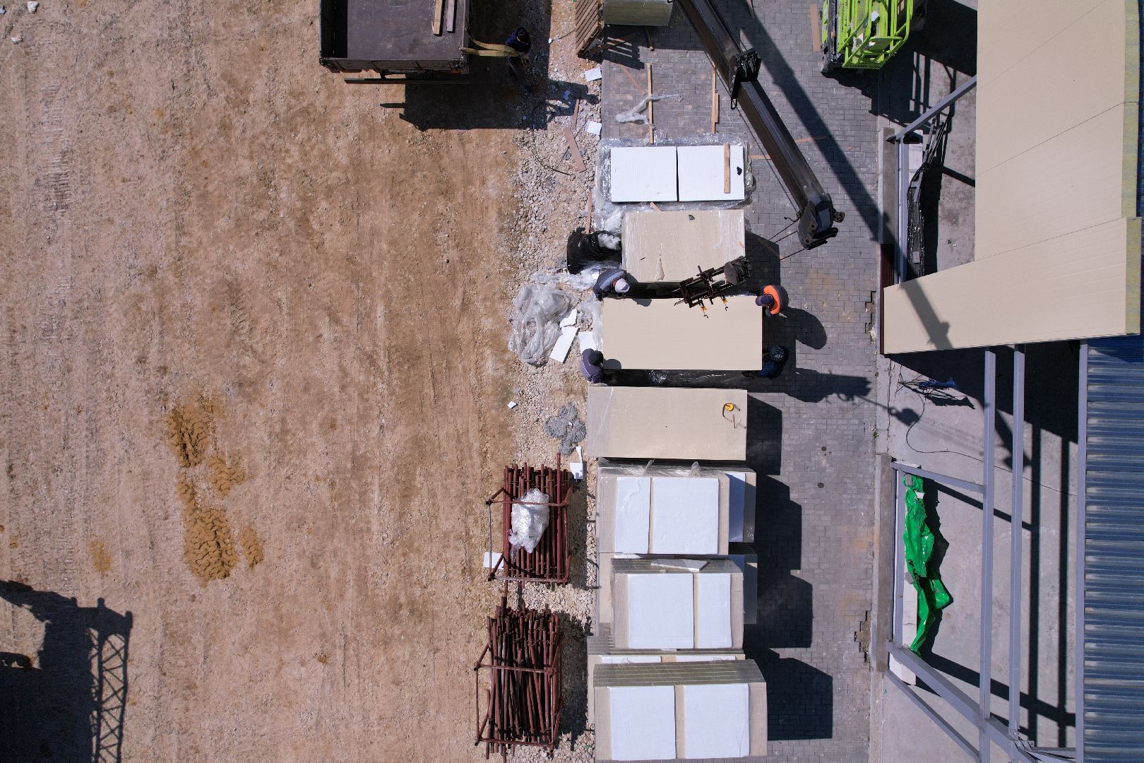 видео с коптера, рыночный комплекс в бронницах,