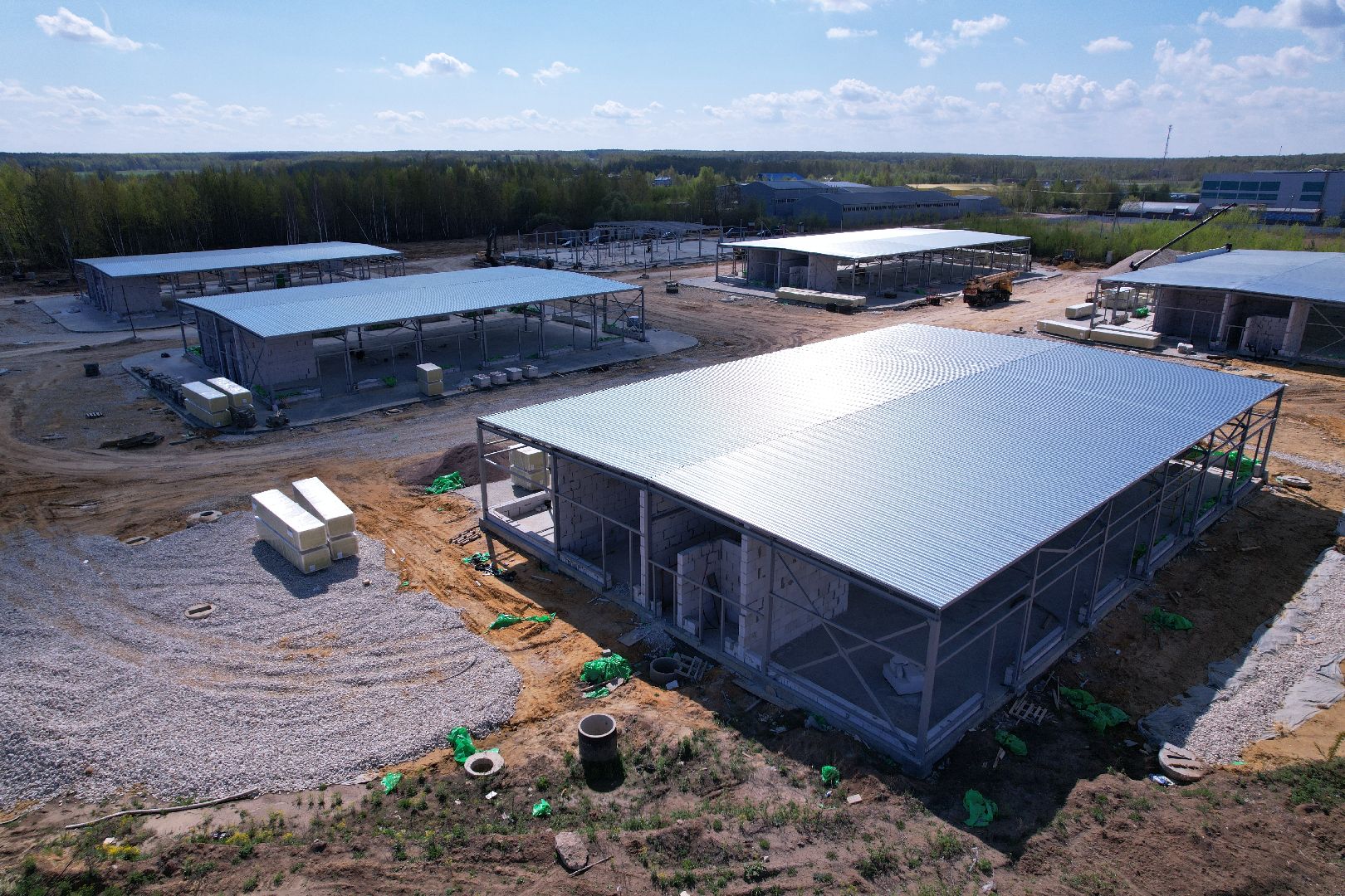 видео с коптера, рыночный комплекс в бронницах,