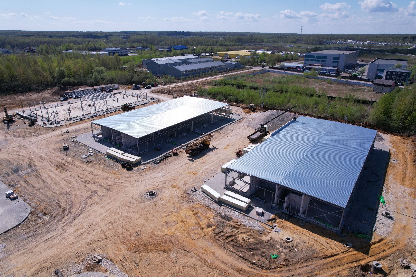 видео с коптера, рыночный комплекс в бронницах,