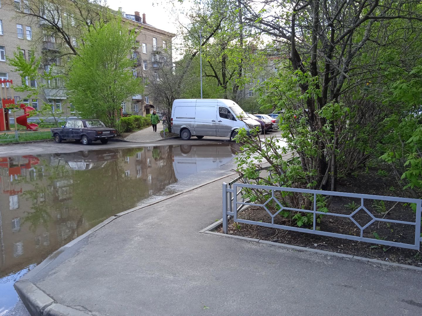 подтопление, лужа, ливневая, канализация